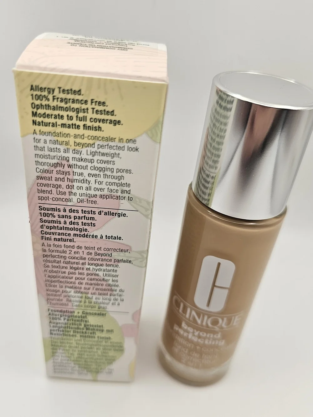 NEW Clinique Beyond Perfecting Foundation + Concealer - SESAME WN 38 1 FL oz.
